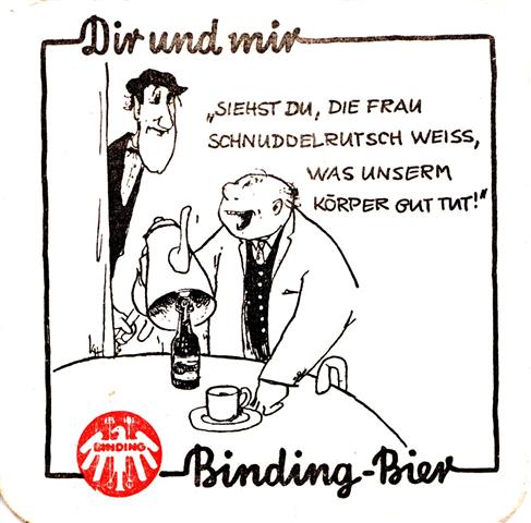 frankfurt f-he binding dir & mir bier 13b (quad185-siehst du-schwarzrot)